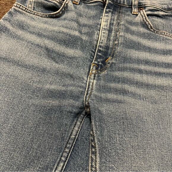 Re/Done 70’s Straight Jeans In Deep Azure - Picture 8 of 9